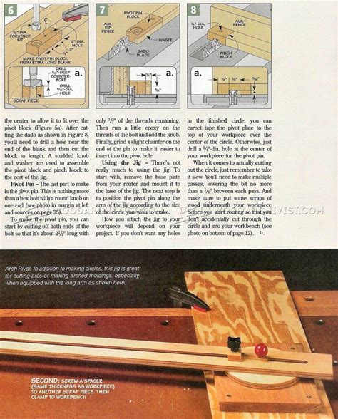 DIY Router Circle Cutting Jig • WoodArchivist