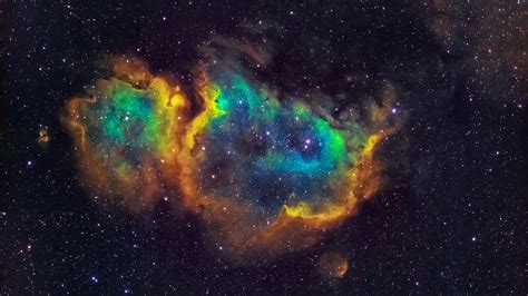 Colorful Nebula Space Galaxy Glow Stars Black Sky 4K HD Space ...