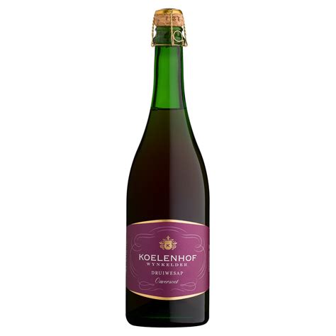 Red Sparkling Grape Juice (Cork) – Koelenhof Wine Cellar