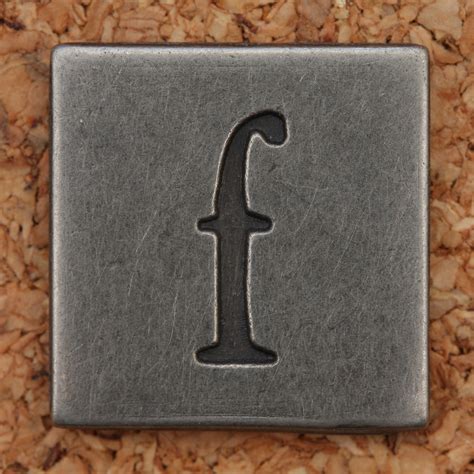 Pewter Lowercase Letter f | Leo Reynolds | Flickr