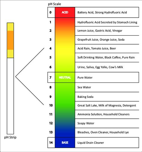 pH strip and pH scale. | Download Scientific Diagram