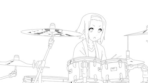 Ritsu play drums by SuzumeXchan on DeviantArt