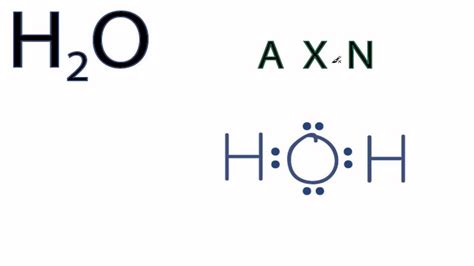 H2O Molecular Geometry / Shape and Bond Angle (precise angle is 104.45) - YouTube