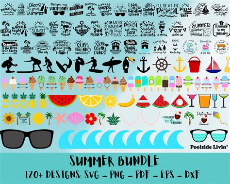 Summer Bundle SVG Summer SVG Bundle SVG Beach Svg Bundle - Etsy