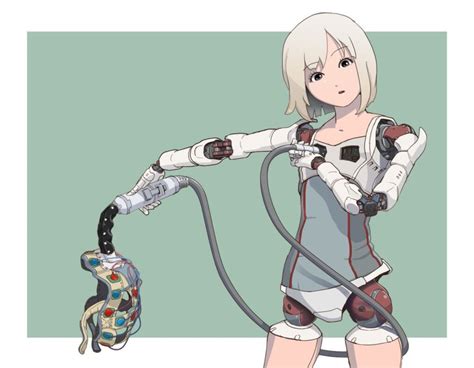 sukabu89 Character Concept, Character Art, Cyborg Anime, Alita Battle Angel Manga, Cyborg Girl ...