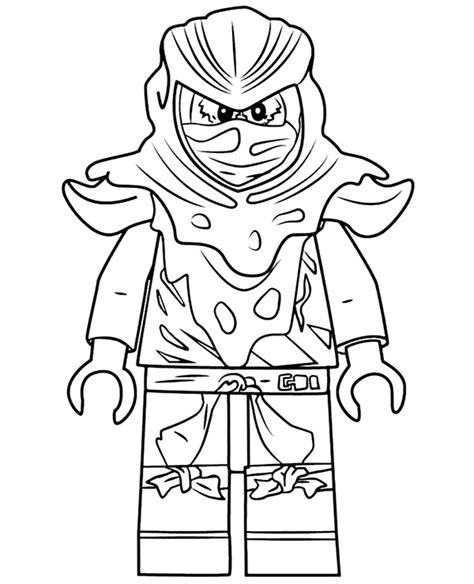 Evil Green Ninja coloring page Ninjago - Topcoloringpages.net