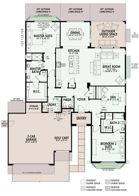 Retirement Floor Plans - floorplans.click