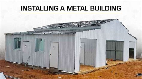 Installing a Metal Building - Boss Buildings