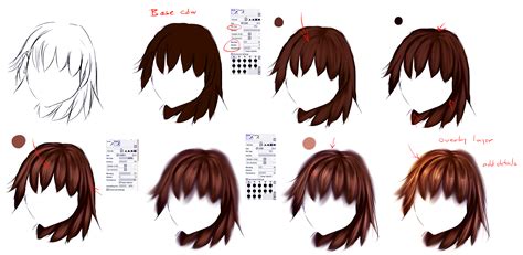 EASY anime hair tutorial by ryky on DeviantArt