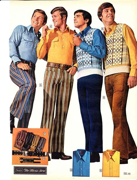 1970s Fashion Mens Styles Trends Pictures & History