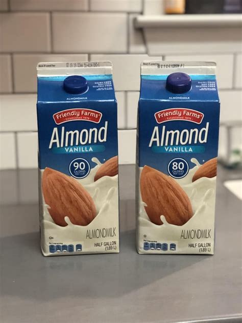 My Almond Milk decreased by 10 calories this week : r/aldi