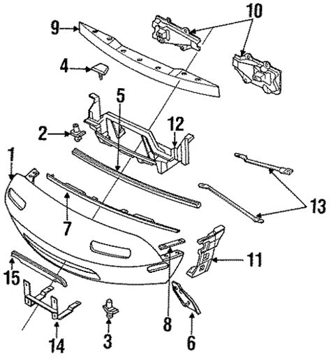 Genuine OEM Bumper & Components - Front Parts For 1992 Mazda Miata Base - REALMazdaParts.com