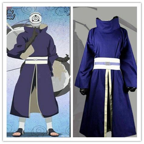 Akatsuki Ninja Tobi Obito Madara Uchiha Suit Full Set Cosplay Costume ...