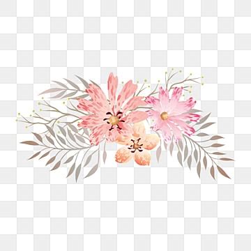 Watermark Flowers PNG Transparent Images Free Download | Vector Files | Pngtree