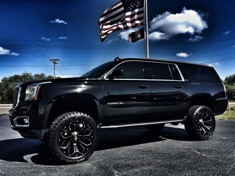 Nice GMC 2017: 2016 GMC Yukon BLACK/BLACK CUSTOM LIFTED SLT 22" FUEL | eBay... Check more at ...