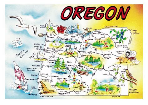 oregon tourism | Oregon map, Oregon, State of oregon