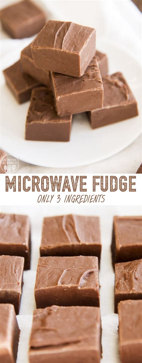 Microwave Fudge - Like Mother Like Daughter