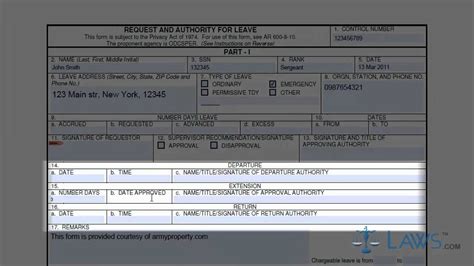 How To Fill Out A Leave Form Army - Printable Form, Templates and Letter