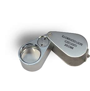 20X Jewelers Loupe with LED Light, 1 - Polishers & Jewelers Supply Corp ...