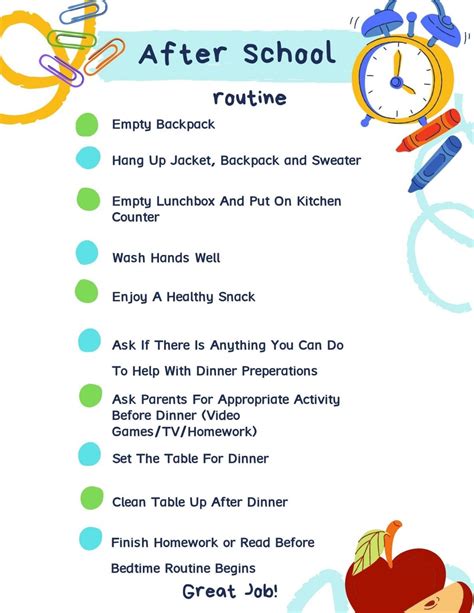 After School Routine For Kids To Manage Meltdowns