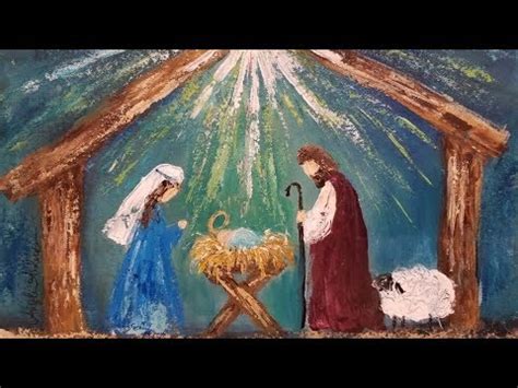 Easy Nativity Scene Painting