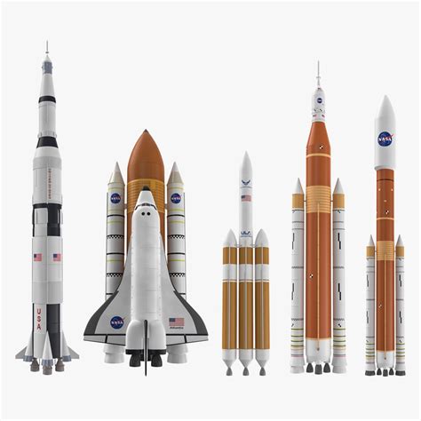 Nasa space rockets 3D model - TurboSquid 1471157