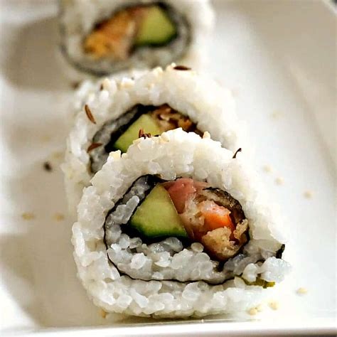 Shrimp Tempura Roll (Homemade Sushi) - My Gorgeous Recipes