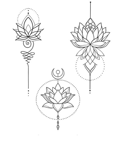 Easy Mandala Lotus Flower Drawing