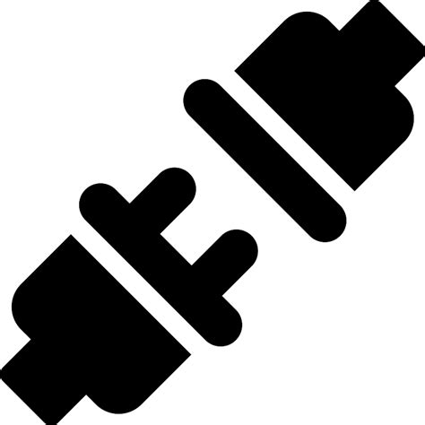 Plug Silhouette Vector SVG Icon - SVG Repo