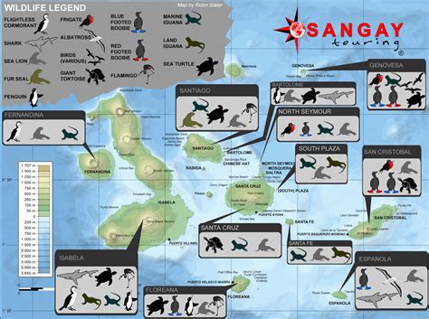 Map Galapagos Islands