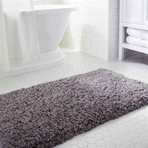 Cloud Step Memory Foam Charcoal 21x34 Bath Rug Gray | Memory foam bath rugs, Large bathroom rugs ...