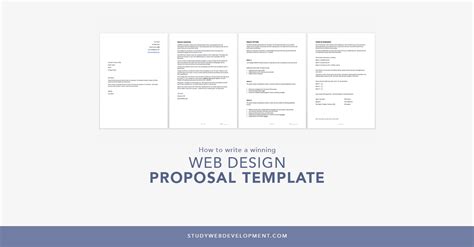 Web Design Proposal Template Free Download PDF Word