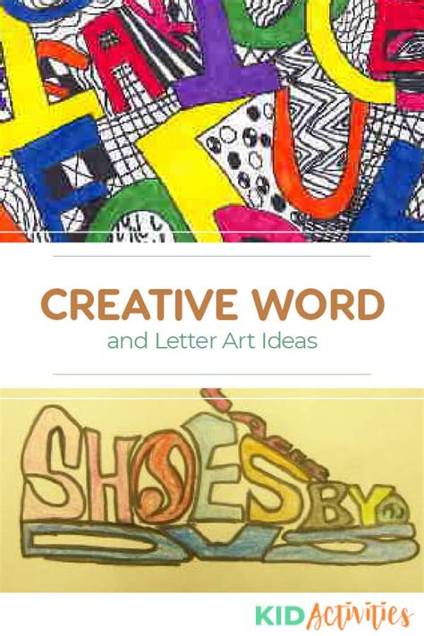 11 Creative Word Art Ideas for Kids