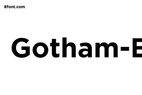 Gotham-Bold - Free Font Download