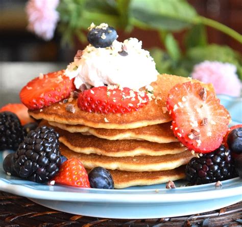 Paleo Pancakes with Superfood Toppings • Great Food and Lifestyle