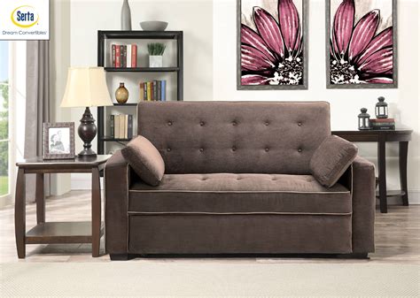 Serta Monroe Full Sofa Bed, Java - Walmart.com - Walmart.com