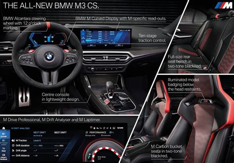 2024 BMW M3 CS-interior highlights – PerformanceDrive