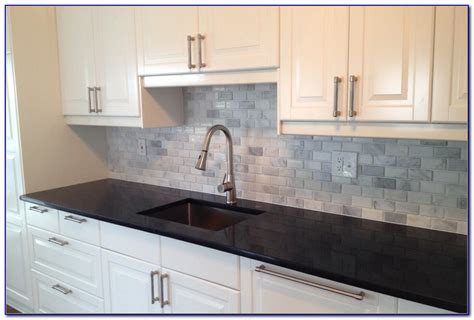 Grey Ceramic Subway Tile Backsplash - Tiles : Home Design Ideas #38kNdqnzQn