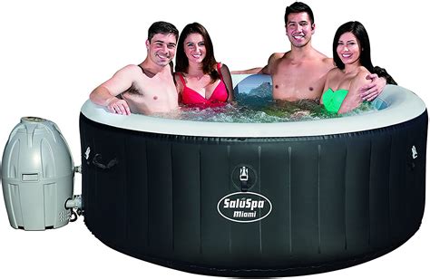 NEW BESTWAY MIAMI INFLATABLE HOT TUB 4 PERSON SPA 3182021 – Uncle Wiener's Wholesale