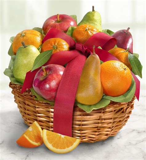 Harvest Comforts Fresh Fruit Gift Basket | 1800Baskets.com