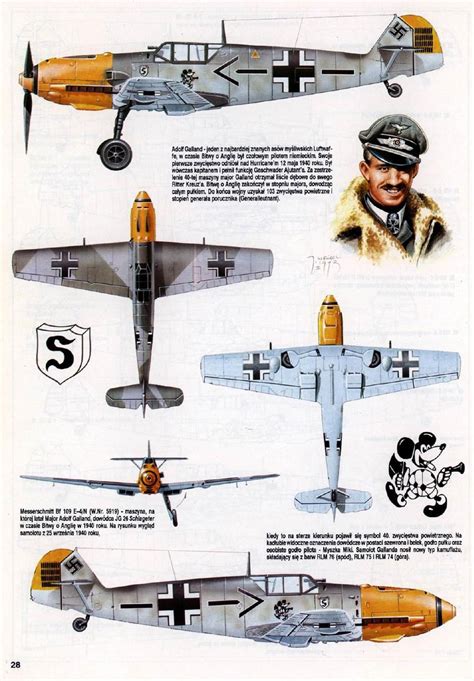 For aero modelers messerschmitt bf 109 e camouflage and markings 1940 ...