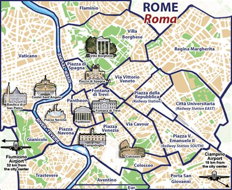 Mapa de Roma