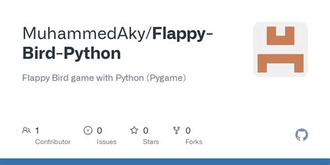 GitHub - MuhammedAky/Flappy-Bird-Python: Flappy Bird game with Python (Pygame)