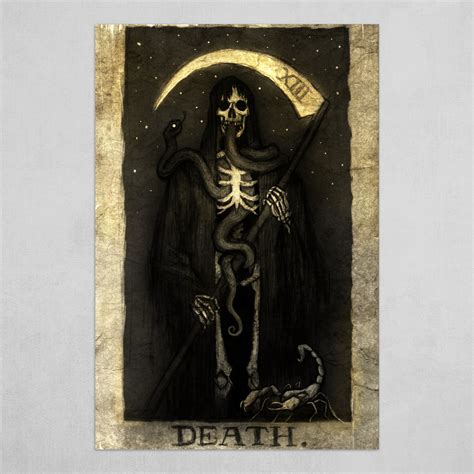 Anton Vitus - Death - Tarot card