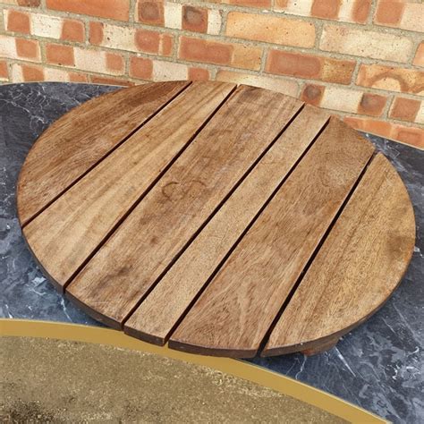 Rustic Round Solid Wood Table Tops 70cm