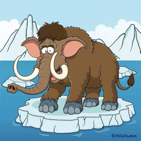 Cartoon Mammoth | Woolly and wacky cartoon prehistoric beast