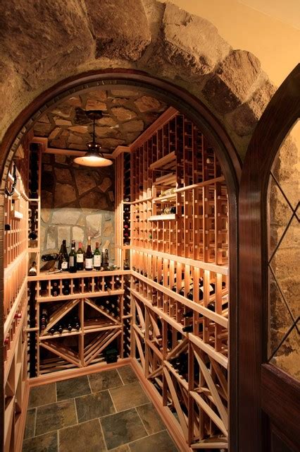 Wine Cellar - Mediterranean - Wine Cellar - Charlotte - by Alair Homes Charlotte