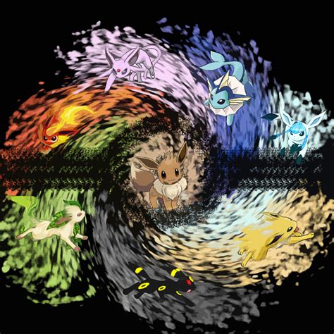 Pokeboll eevee evolution by luncaster3 on DeviantArt