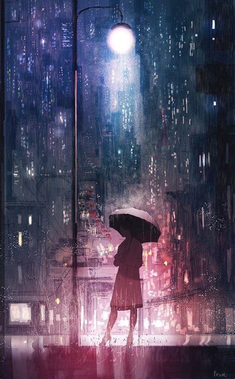 16++ Anime Girl Rain Wallpaper Hd - Anime Top Wallpaper