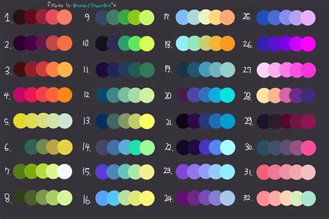 Color Palette Drawing Challenge - F2u Colour Palette By Kittensquitten ...